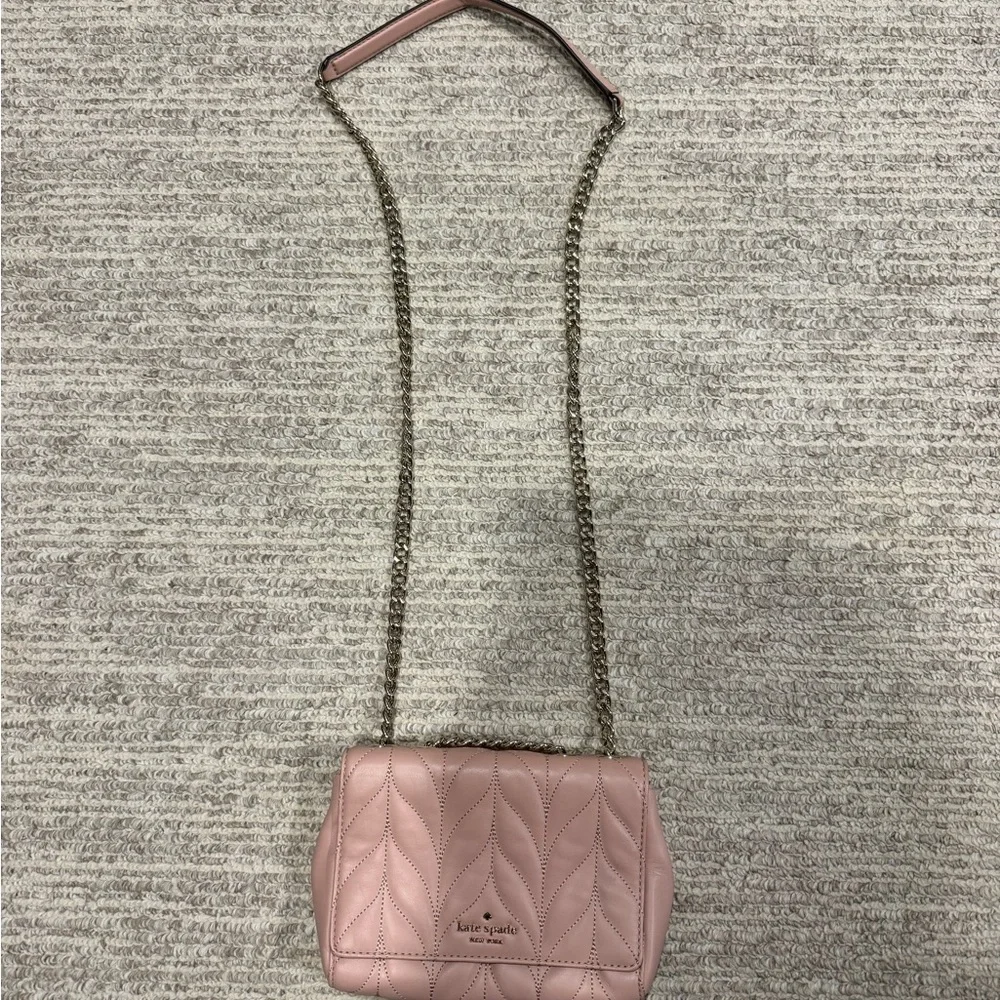Kate Spade Pink Quilted Shoulder Bag - Picture 2 of 8